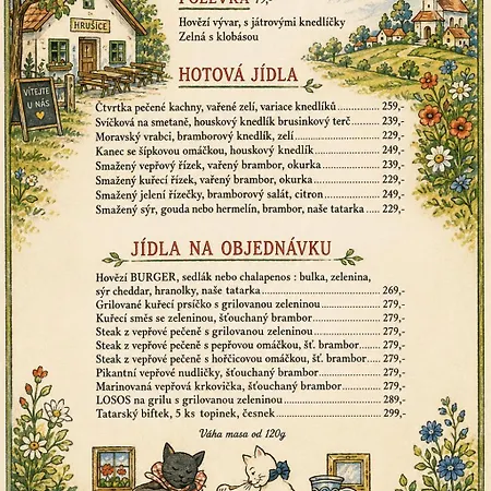 Hrusická Restaurace A Affittacamere 3*